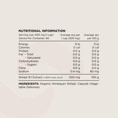 Shilajit Switch Nutrition