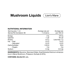 Mushroom liquids Switch Nutrition