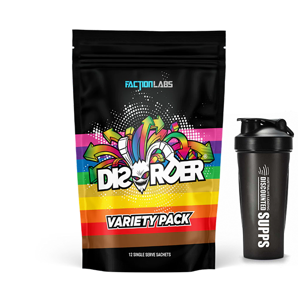 12 Serve Variety Pack Disorder Pre Workout - Discounted Supplements