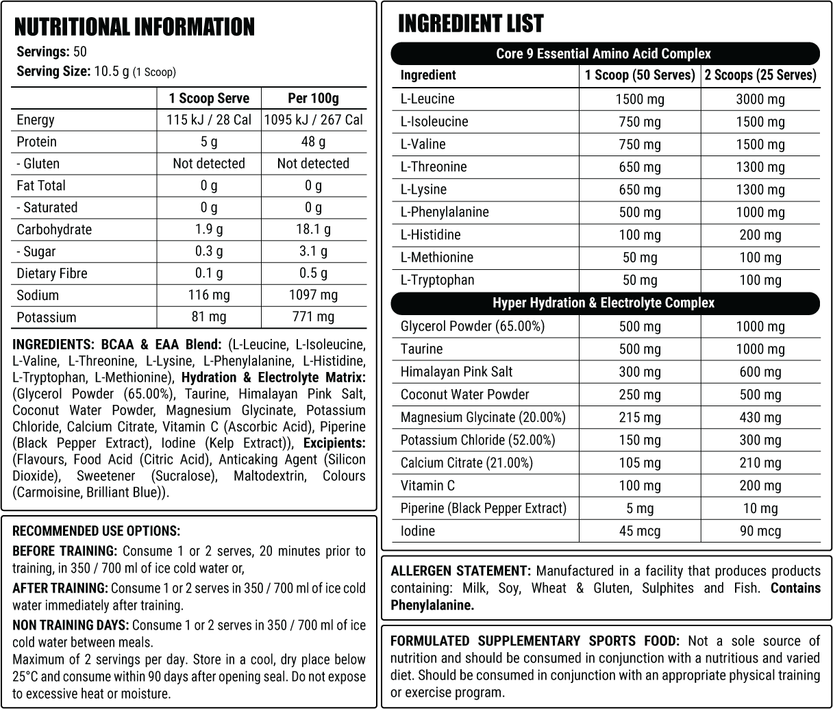 Nutritional Information